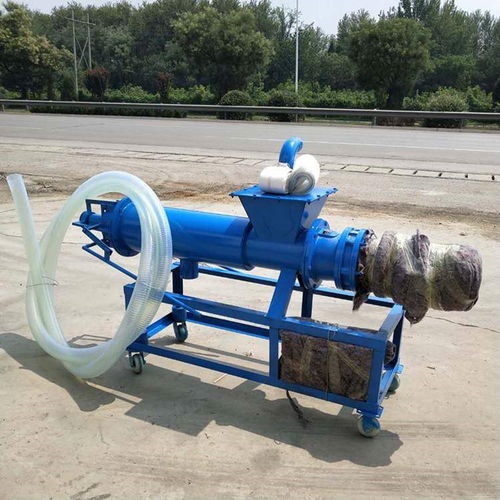 【糞便壓榨擠干機有機肥加工分離機豬糞螺旋分離機】- 