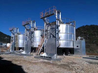 四川內江牛糞處理發酵有機肥發酵罐環保除臭
