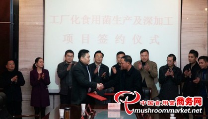 湖北:南漳縣簽定工廠化食用菌及有機肥生產項目_工廠化資訊_食用菌工廠化_中國食用菌商務網